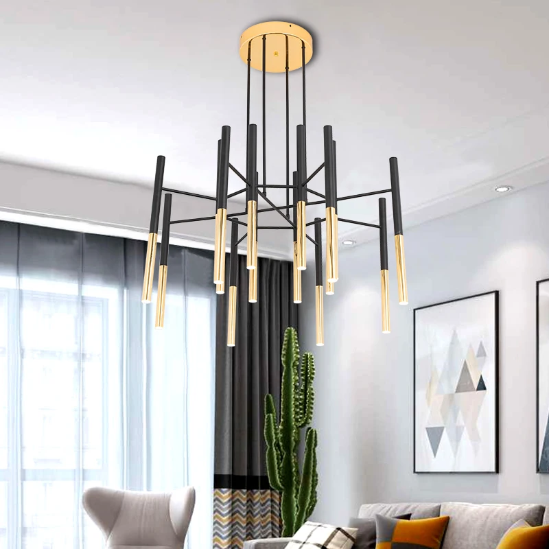 Wooights Chandelier Lighting for Bedroom Foyer Living room Lustre Modern Ceiling Chandeiers hotel resturant | Лампы и освещение