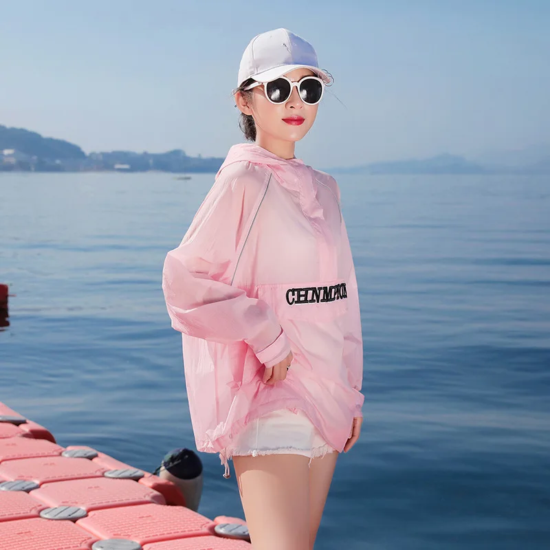 Летние топы пальто для женщин новинка тонкая одежда защиты от солнца элегантное