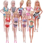 Одежда для кукол, Раздельный купальник для Барби, модный Рождественский подарок