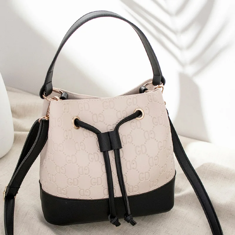 

Women Luxury Style Bag 2021Fashion Portable Shoulder Bag Contrast Color-Match Lady Messenger Bag