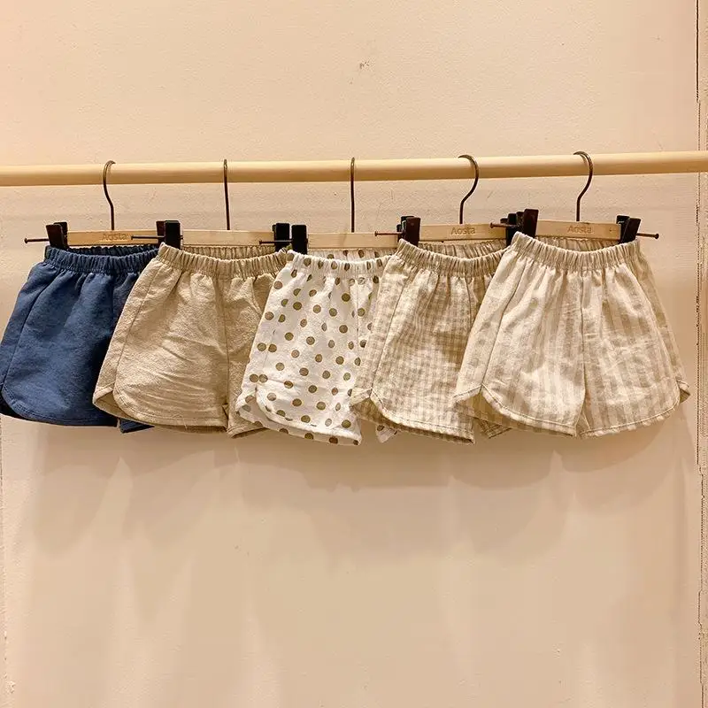 

Kid Summer Casual Shorts Baby Bloomers 2021 New Toddler Boy Girl Cotton Shorts Kids Summer Trousers Infant Baby Pp Pants 0-3T