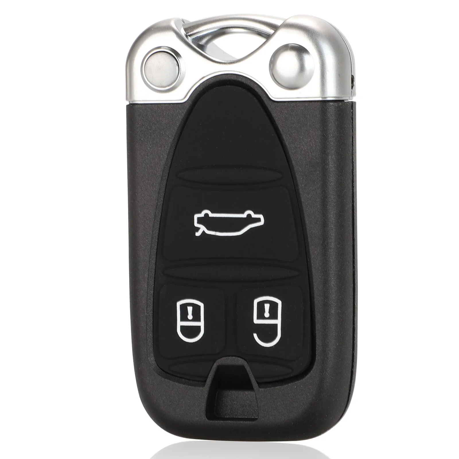 

jingyuqin For Alfa Romeo 159 156 Giulietta Brera Spider GT Remote Smart Key Card 3 Button with Uncut Blade