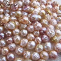 2piecslot natural big baroque pearl loose beads10 11mmmulti color real pearl beads jewelry diy oysters pearls drop shipping