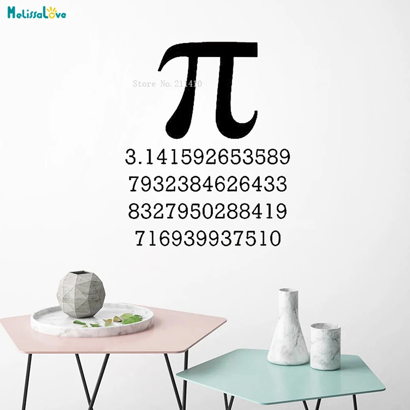 

Настенные Стикеры для спальни, кабинета, украшение для научной школы, виниловые математические фрески для классной комнаты YT2119