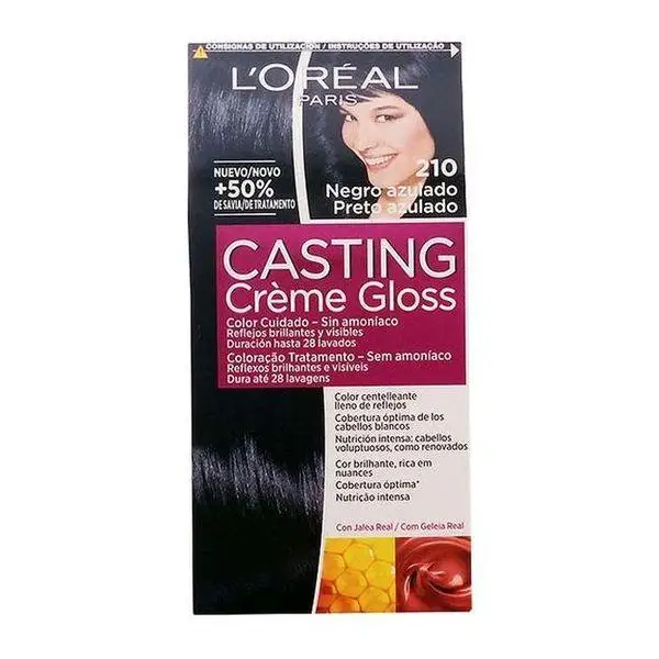 Краситель без аммиака литой крем блеск L'Oreal Make Up синий черный|Чаши для