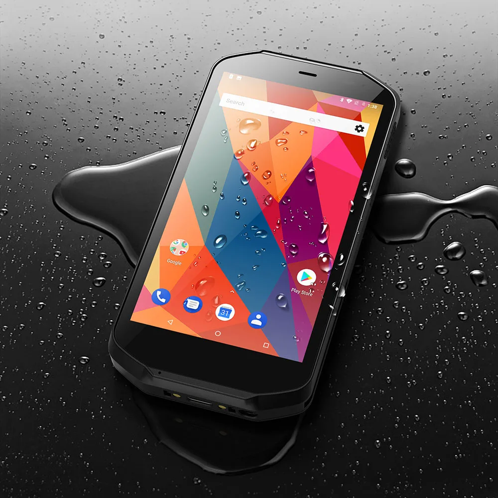 High Quality Andriod 9.0 5 Inch 4G DDR3L 64GB Waterproof Shockproof Rugged Smart Phone Call Industrial PDA Handheld