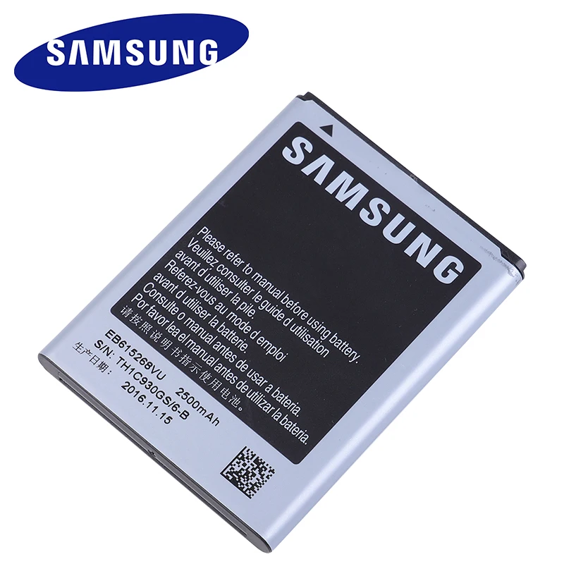 Оригинальный аккумулятор Samsung EB615268VU Для Galaxy Note 1 N7000 i9220 N7005 i9228 i889 i717 T879 2500 мАч
