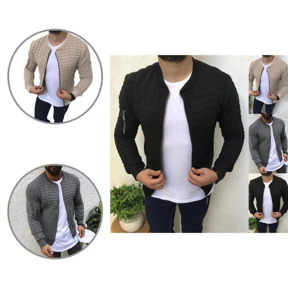 

Trendy Jacket Casual Well Fit Fashionable Autumn Men Jacket Winter Coat Men Coat