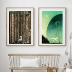 Винтажные сказочные постеры Kay Nielsen, Картина на холсте восток от солнца и Запада Луны, Детские принты, декор для стен