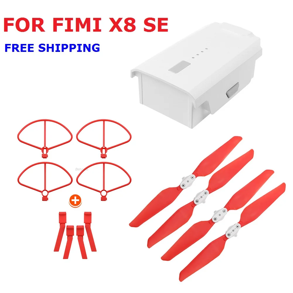 Bundle 2 FIMI X8 SE сменный аккумулятор 11,4 v 4500mAh и комплект пропеллеров для FIMI X8 SE аксессуар для дрона - Цвет: Bundle 2