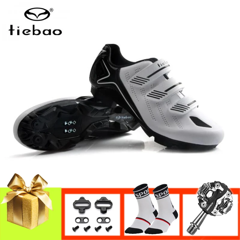 

Tiebao spd shoes sapatilha ciclismo mtb pedals men cycling sneakers self-locking women outdoor superstar riding bicycle shoes