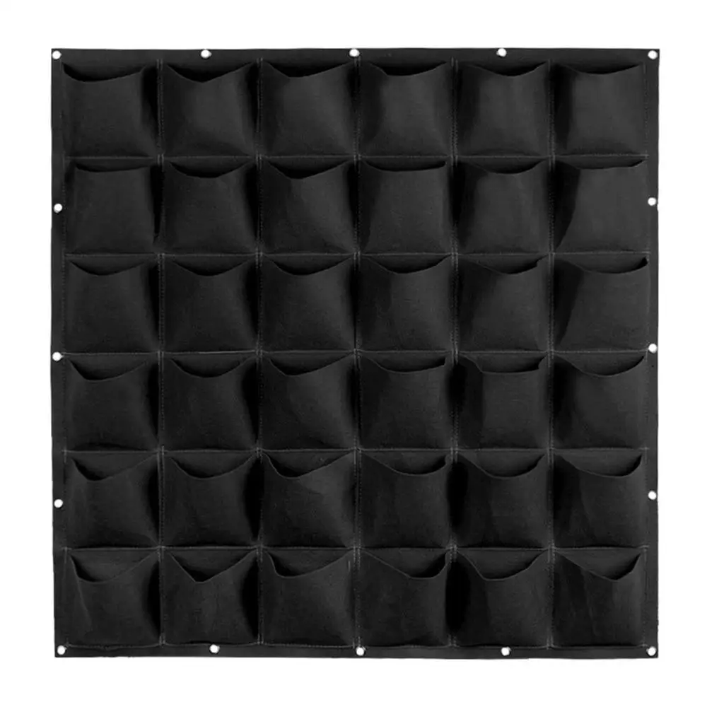 Карманная настенная Нетканая войлочная посадочная сумка вертикальная садовая