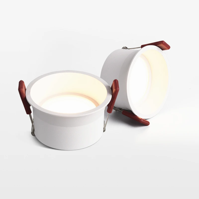 Круговой затемняемый Встраиваемый светодиодный светильник 7 Вт 10 12 15 COB точечные