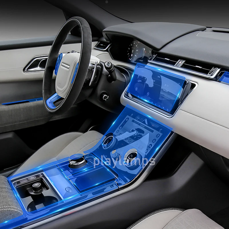 Автомобильная наклейка s для Land Rover Discovery 5 2018 прозрачная рекламная из ТПУ