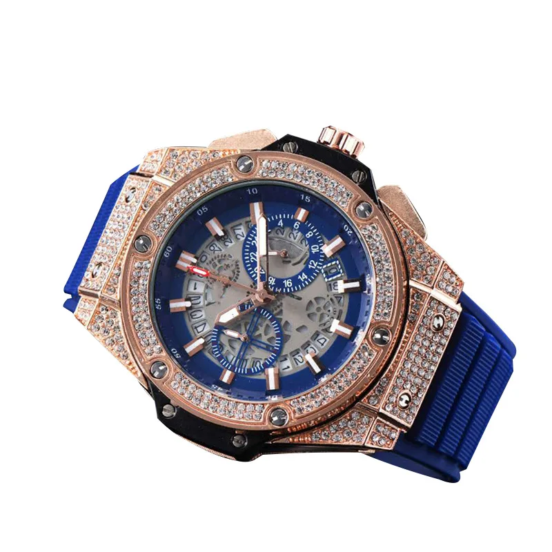 

2021 men's watch European and American carbon fiber grain fashion brand quartz watch Black pointer quartz Sports Watch