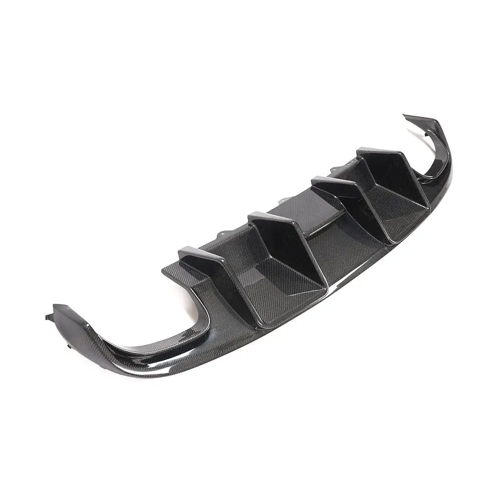Car Rear Bumper Diffuser Lip Spoiler for Audi S4 B8 2008 - 2012 Protector Carbon Fiber | Автомобили и мотоциклы