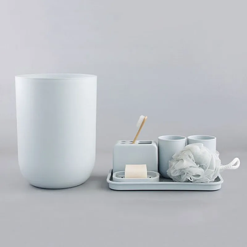 Набор из 7 пластиковых аксессуаров для ванной комнаты | Дом и сад