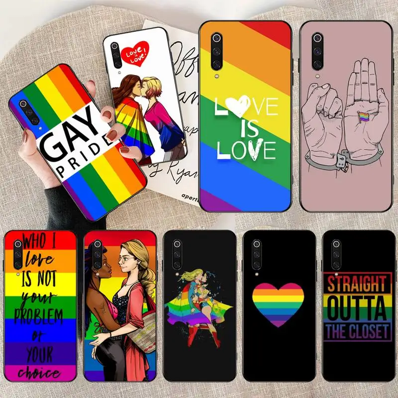 Мягкий резиновый чехол для телефона HPCHCJHM геев лесбиянок ЛГБТ радуга гордость