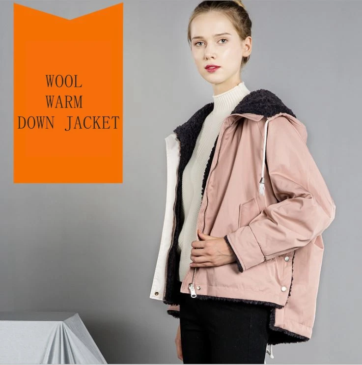 Короткая новая стильная женская куртка женское розовое пальто в стиле Паркер