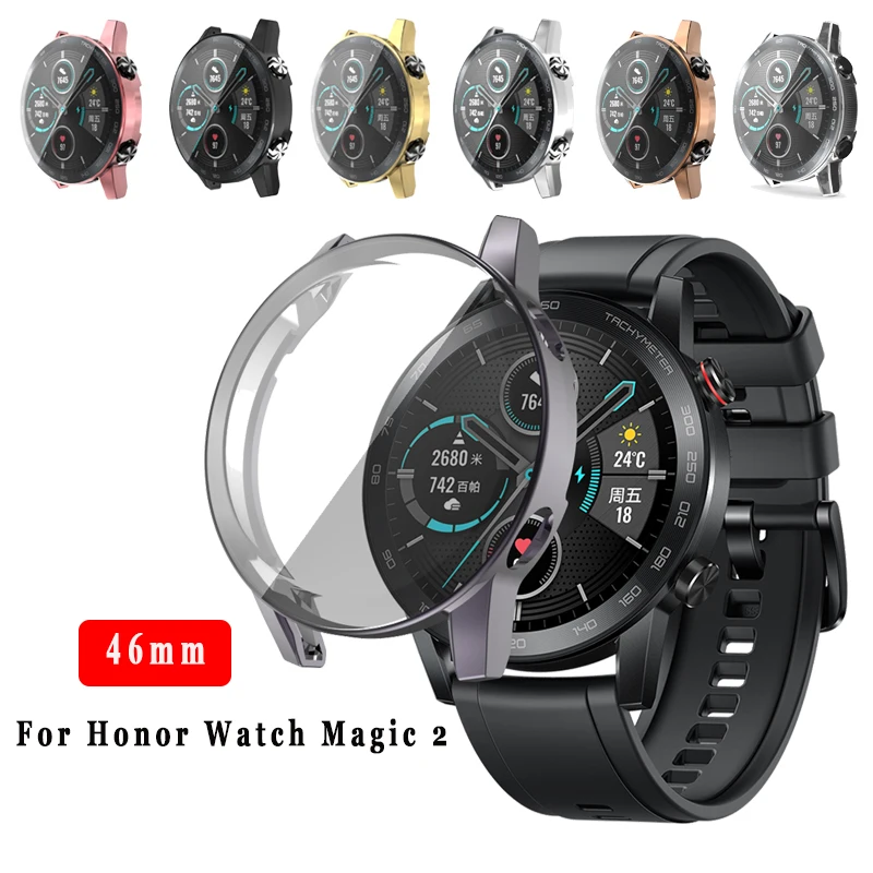 

Легкий Чехол из ТПУ для Huawei Honor Magic Watch 2 46 мм, защитный мягкий чехол для MagicWatch 2, бампер