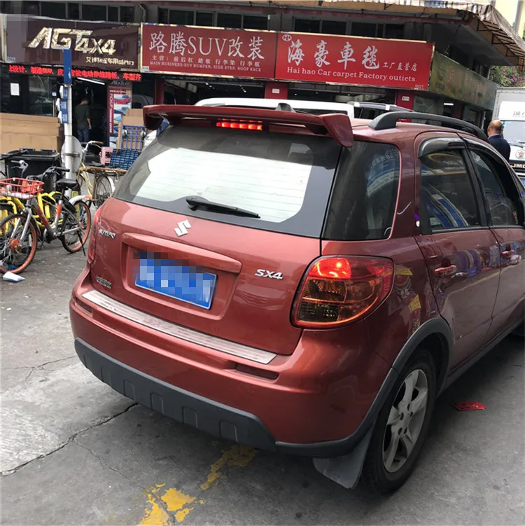 Спойлер для SX4 2008 2014 Suzuki цветной задний спойлер из АБС пластика