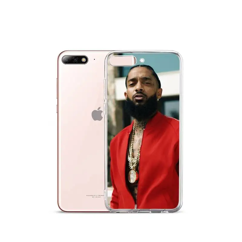 

Rapper Nipsey Hussle singer Phone Case Transparent for iPhone Samsung A S 11 12 6 7 8 9 10 20 Pro X XS Max XR Plus lite
