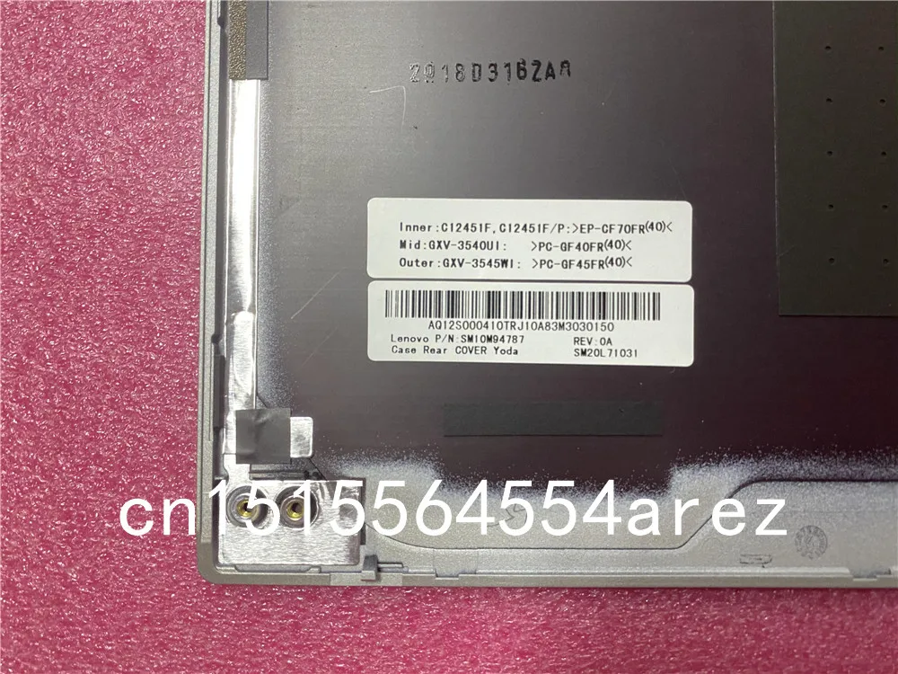 Online Lenovo-funda Para Portátil ThinkPad X1, Original, Tapa Trasera LCD De Carbono 5th 2017, SM10M94787, AQ12S000410, Novedad