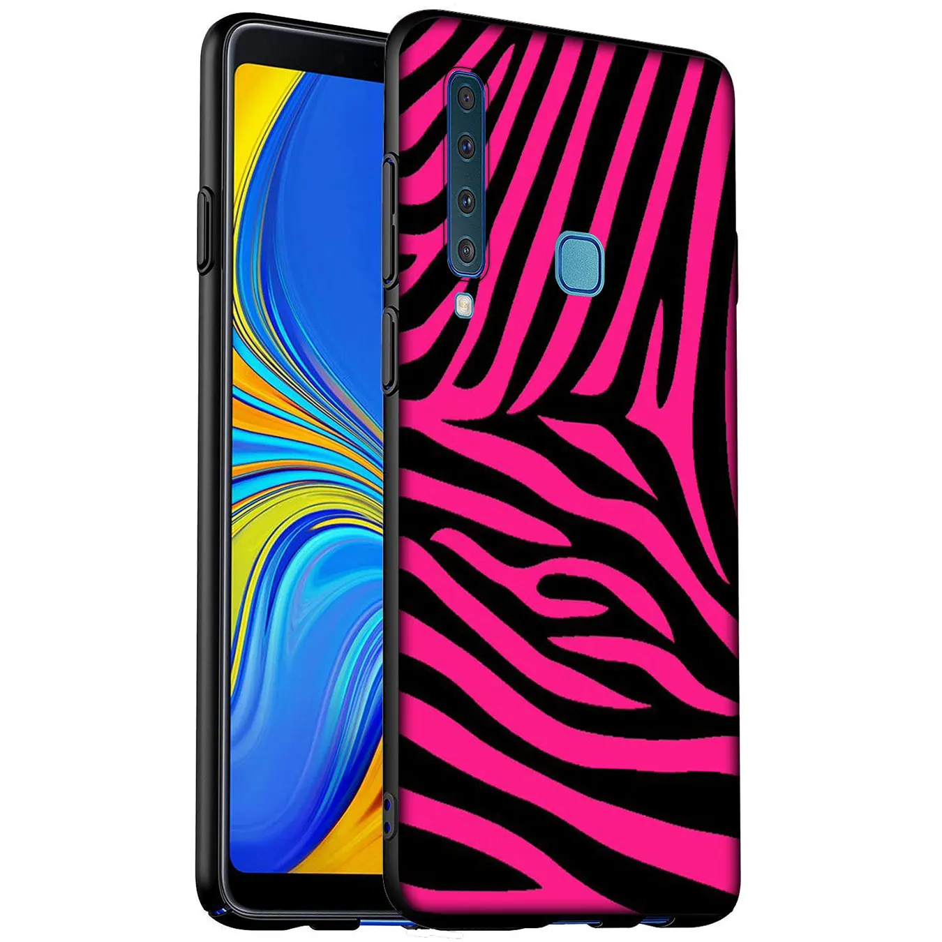 zebra stripe Black and white Pattern Soft Silicone Case for Samsung Galaxy A6 A7 A8 A9 2018 A3 A5 2016 2017 Note 9 8 10 Plus |