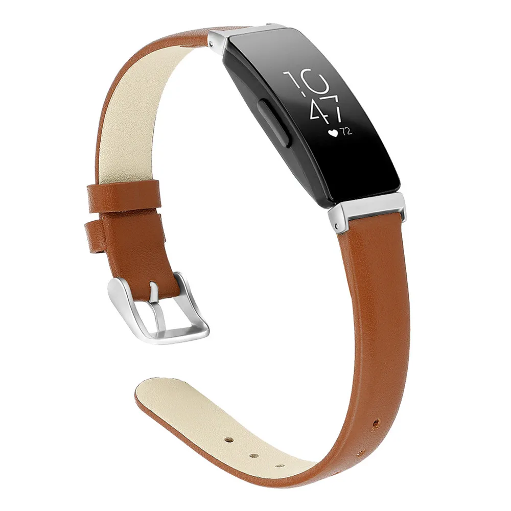 Essidi кожаный ремешок для Fitbit Inspire HR умный Браслет тонкий браслет пряжка-петля для Inspire HR части