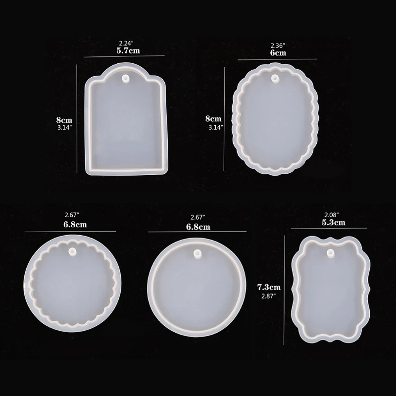 

Epoxy Car Listing Silicone Mold Epoxy Resin Jewelry Mold Resin Casting Pendant Mold Suitable for Diy Crafts Car Decor N0HE