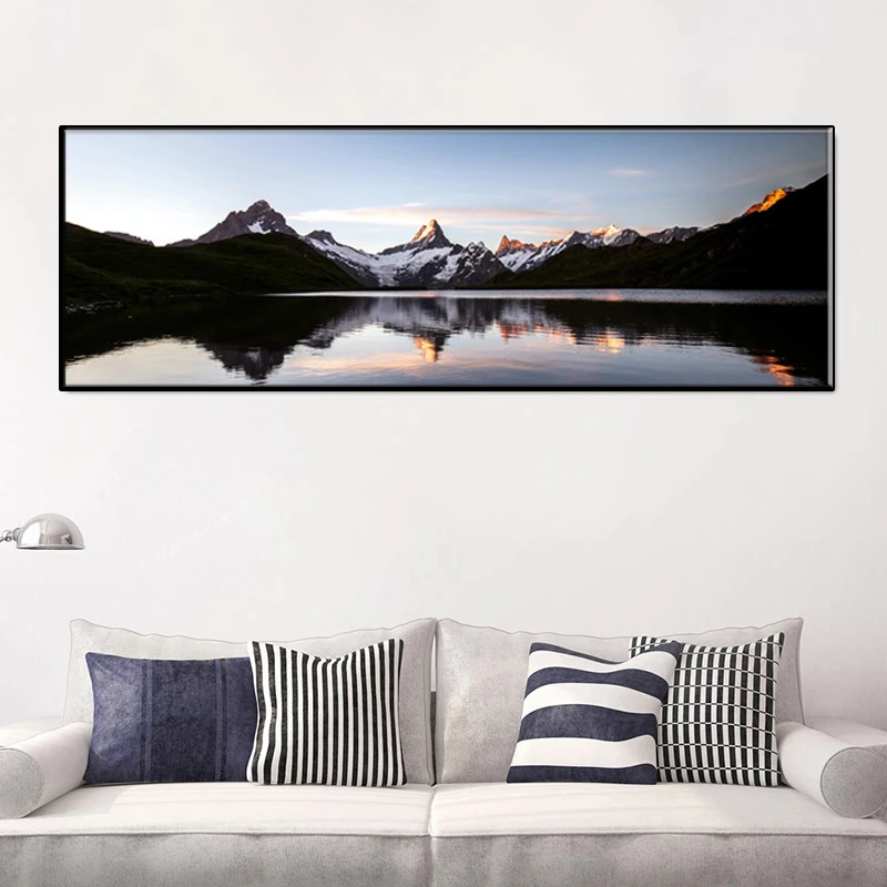 

Sun Landscape HD Painting Home Decoration Canvas Modular Painting 1 Snow Mountain Poster Wall Home Canvas