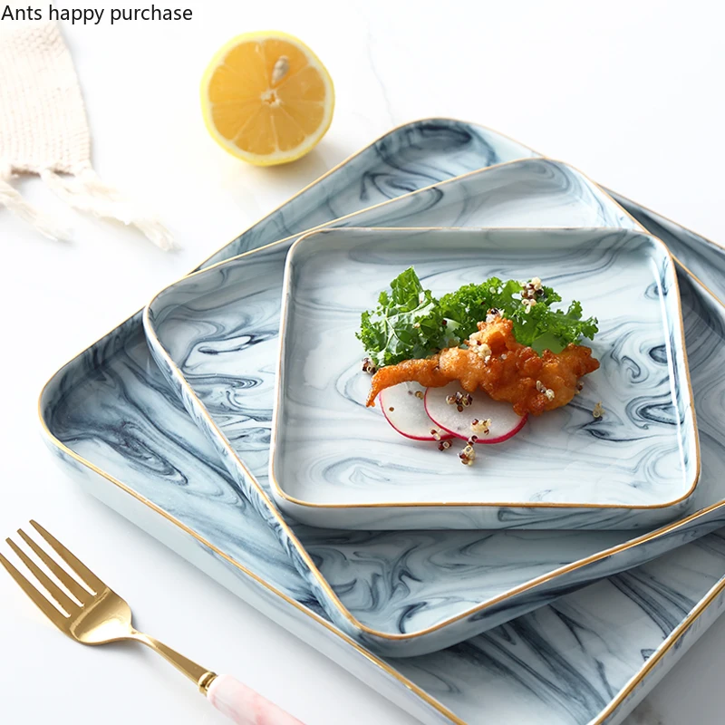 Посылка посуды в скандинавском стиле для ресторана стейка Западная тарелка