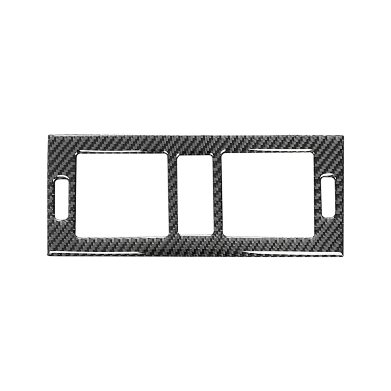 

For Mercedes Benz GLK 300 350 250 2008-2015 Carbon Fiber Car Console Air Conditioning Outlet Frame Cover Trim