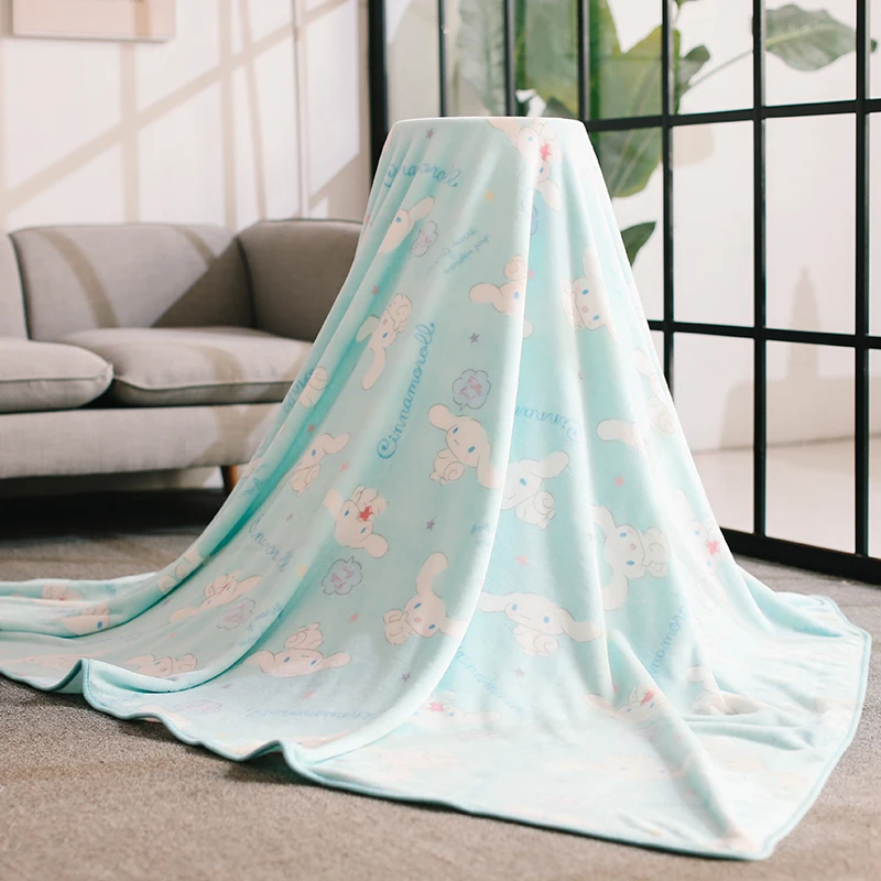 

Kawaii Baby Blankets Super Soft Anime Cat dog Blanket Warm Blanket Queen Bed Sofa Plane Flatsheet Bedding Bedspread Room Decor