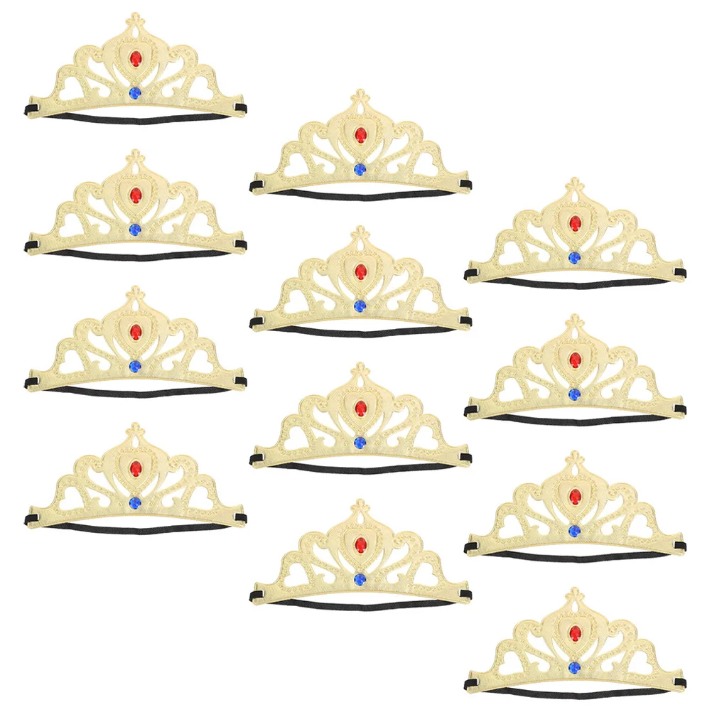 Diademas con forma de corona de cumplea&ntilde;os, 12 piezas, diademas para ni&ntilde;os, coronas para fiesta de cumplea&ntilde;os-0