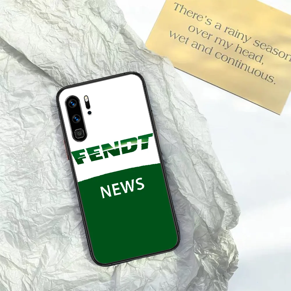

Tractor Brand Fendt Phone Case For HUAWEI P 9 10 20 30 40 Lite smart Pro Z 2019 Nova 5T 6 7 i black Cover Tpu Shell Painting