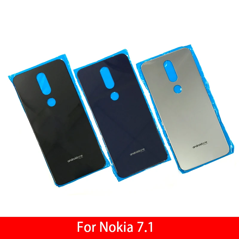 

Сменная стеклянная задняя крышка батарейного отсека стеклянная задняя крышка с клеевым клеем для Nokia 7,1/Nokia 6,2/Nokia 7,2