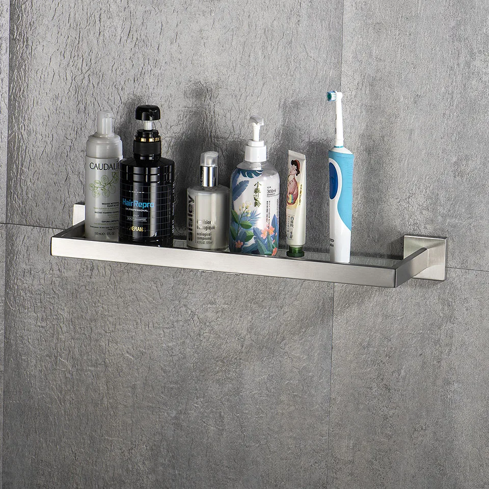 Stainless Steel Bathroom Accessories Brushed Nickel Towel Rack Toilet Paper Holder Towel Bar Hook Toilet Hardware images - 6