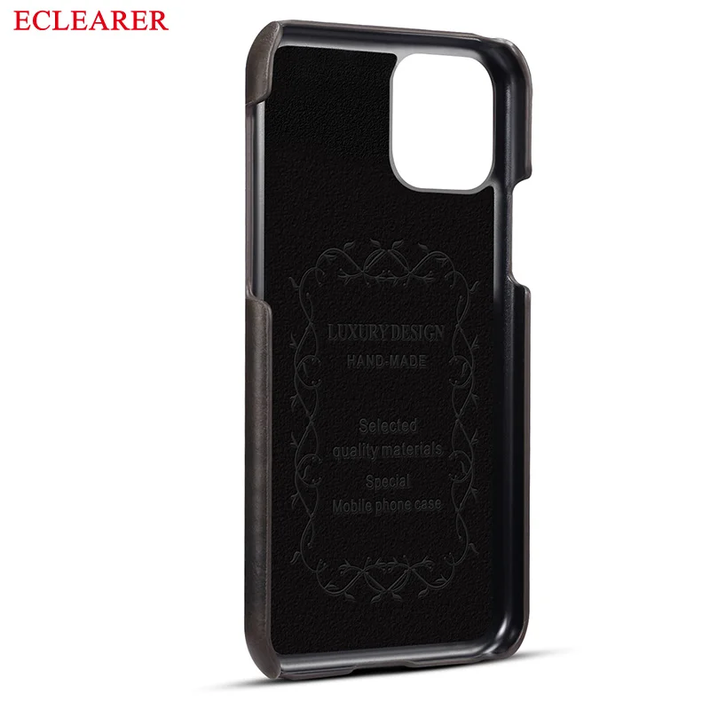 

Vintage Waxy Genuine Leather Case For Apple iPhone 11 Pro Max Luxury Retro Back Cover For iPhone11 Pro Max Protection Phone Case