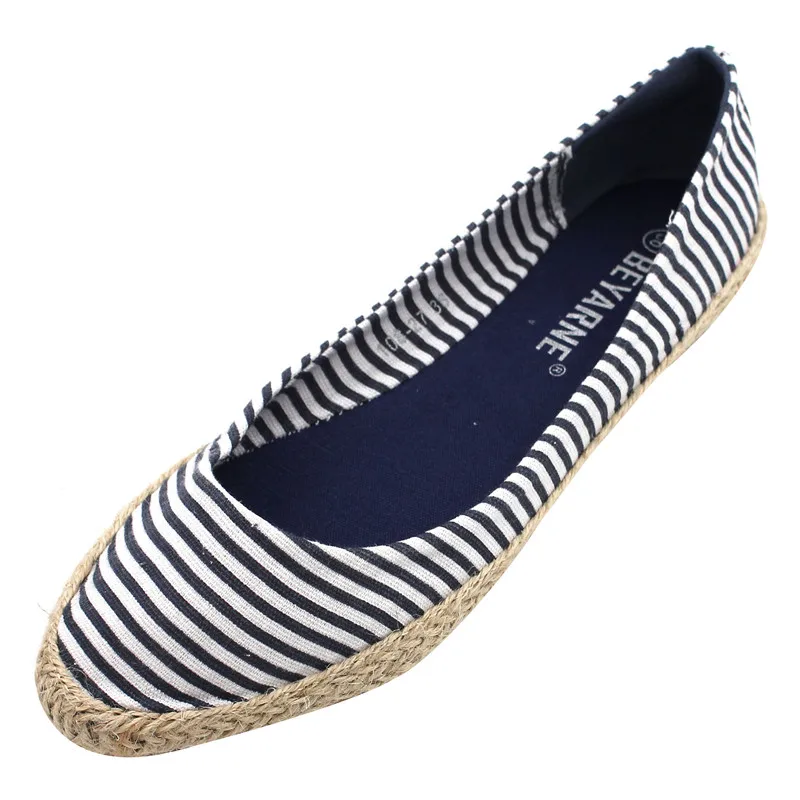 

Hot Women Casual Shoes Summer Spring Striped Flats Slip On Shoes Female Loafers Flat Shoes Chaussures Plates Pour Femmes