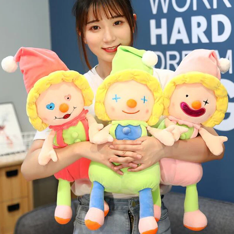 

New Fantasy Clown Doll Plush Toy Children's Play Stuffed Gift
