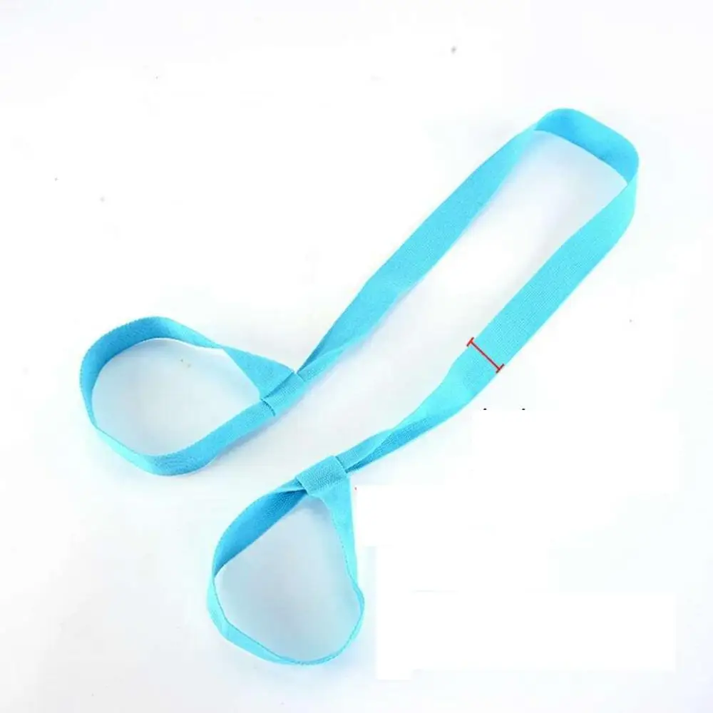 Коврик для йоги из чистого хлопка цветной эластичный ремень веревка хранения