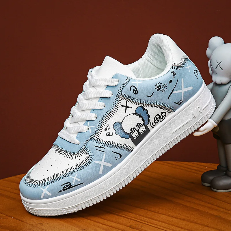 

Korean Version Leisure All-match Men's Sports Shoes Luxury Brand High-quality Breathable Comfortable Trendy Sneakers кроссовки