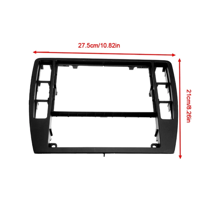 

D2TB 3B0858069 Compatible with B5 2001-2005 Complete Installation Center Console Decorative Radio Face Frame Trim Bezel Panel