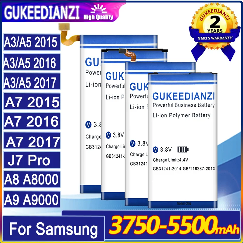 Аккумулятор для Samsung Galaxy A3 A5 A7 A8 A9 2015 2017/E578 J700 J708i T509 A520 A520F A510 A510F A500 A320 A700 A710 A710F |