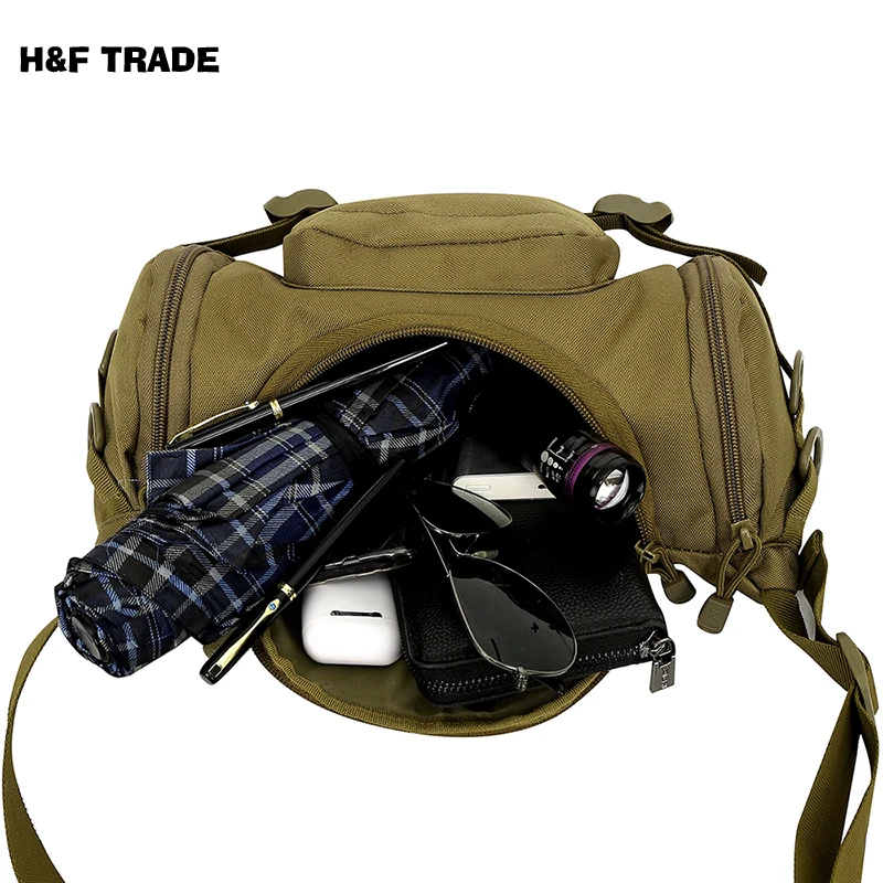 Multifunctional Luya Bag Tactical Fanny Pack Outdoor Camo Bag
