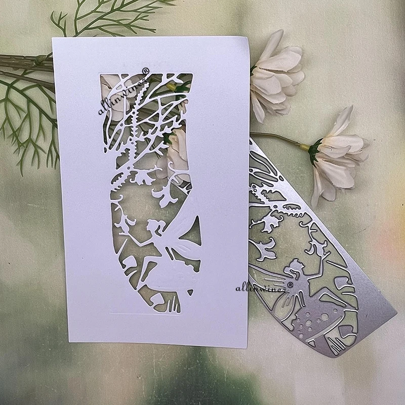 

Новые металлические Вырубные штампы с изображением сказочного леса для рукоделия, скрапбукинга, альбома, бумаги, предметы для тиснения