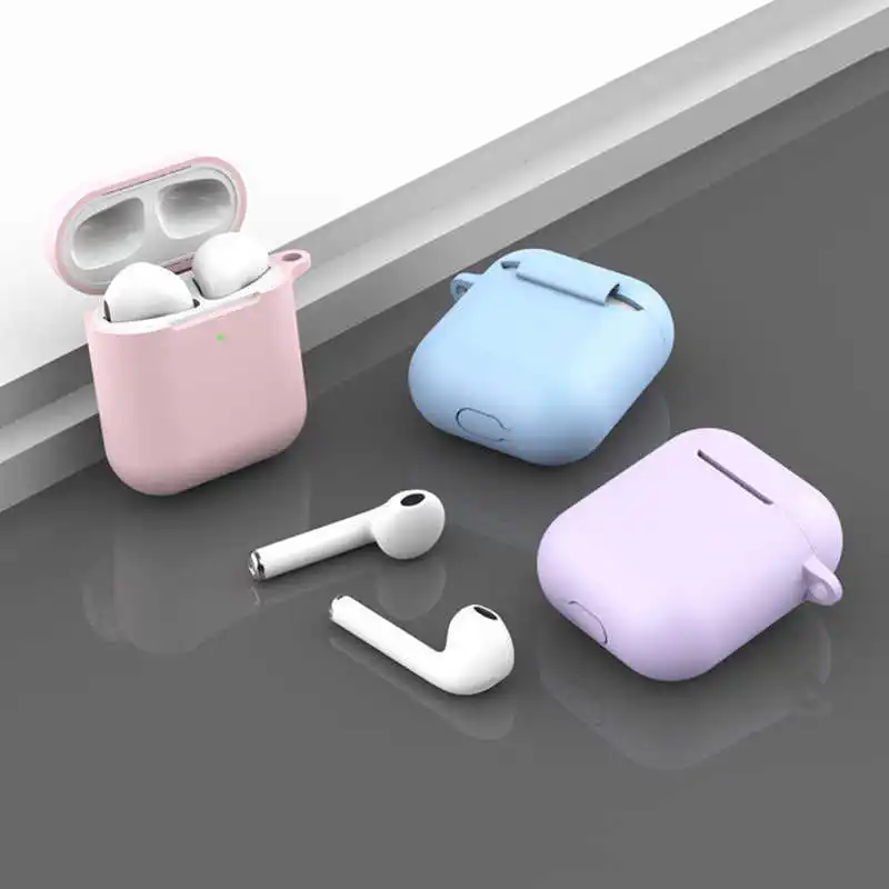 

Silicone Earphone Cases For Airpods 2nd Wireless Earphone Cover Protective Case For Apple Airpods2 Air Pods 2 Case With Hook