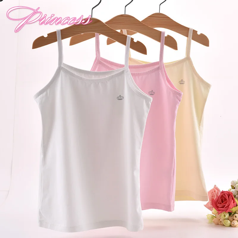 Однотонный яркий хлопковый детский жилет без рукавов детское летнее нижнее