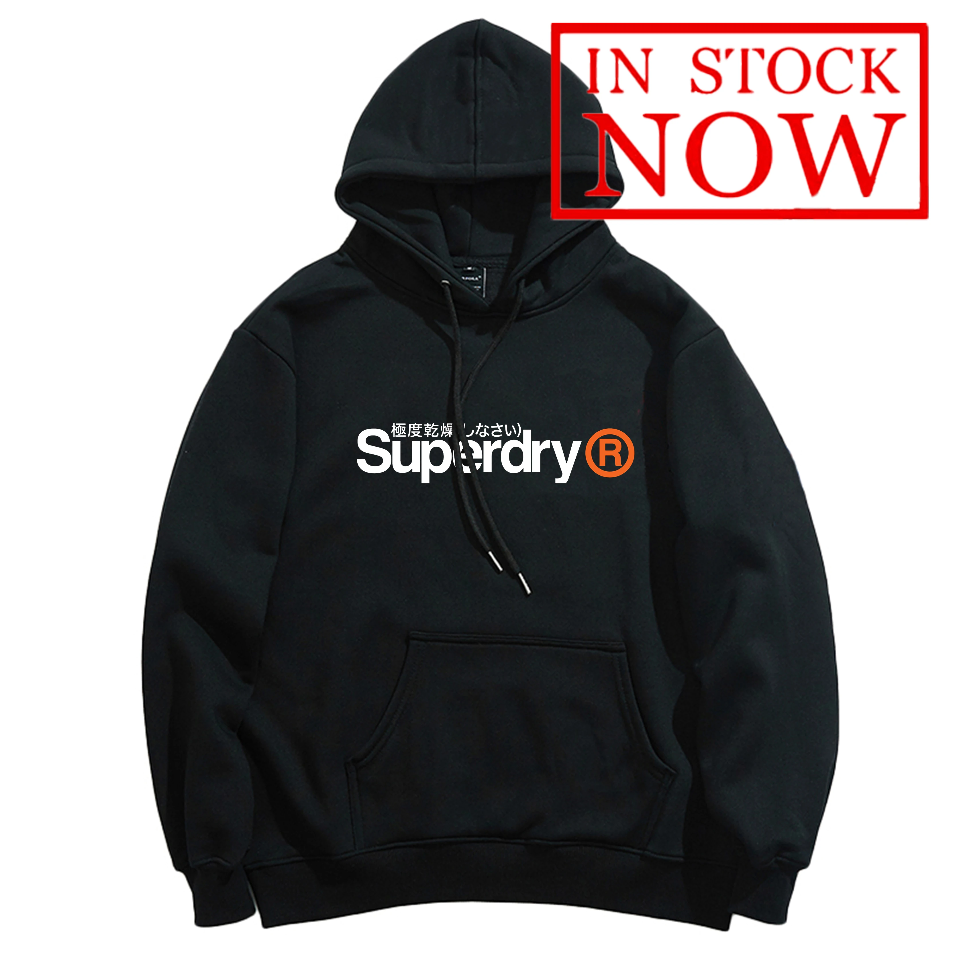 

Superdryer Fashion Men/women Hoodie Spring Autumn Pullovers Sweatshirts Solid Color